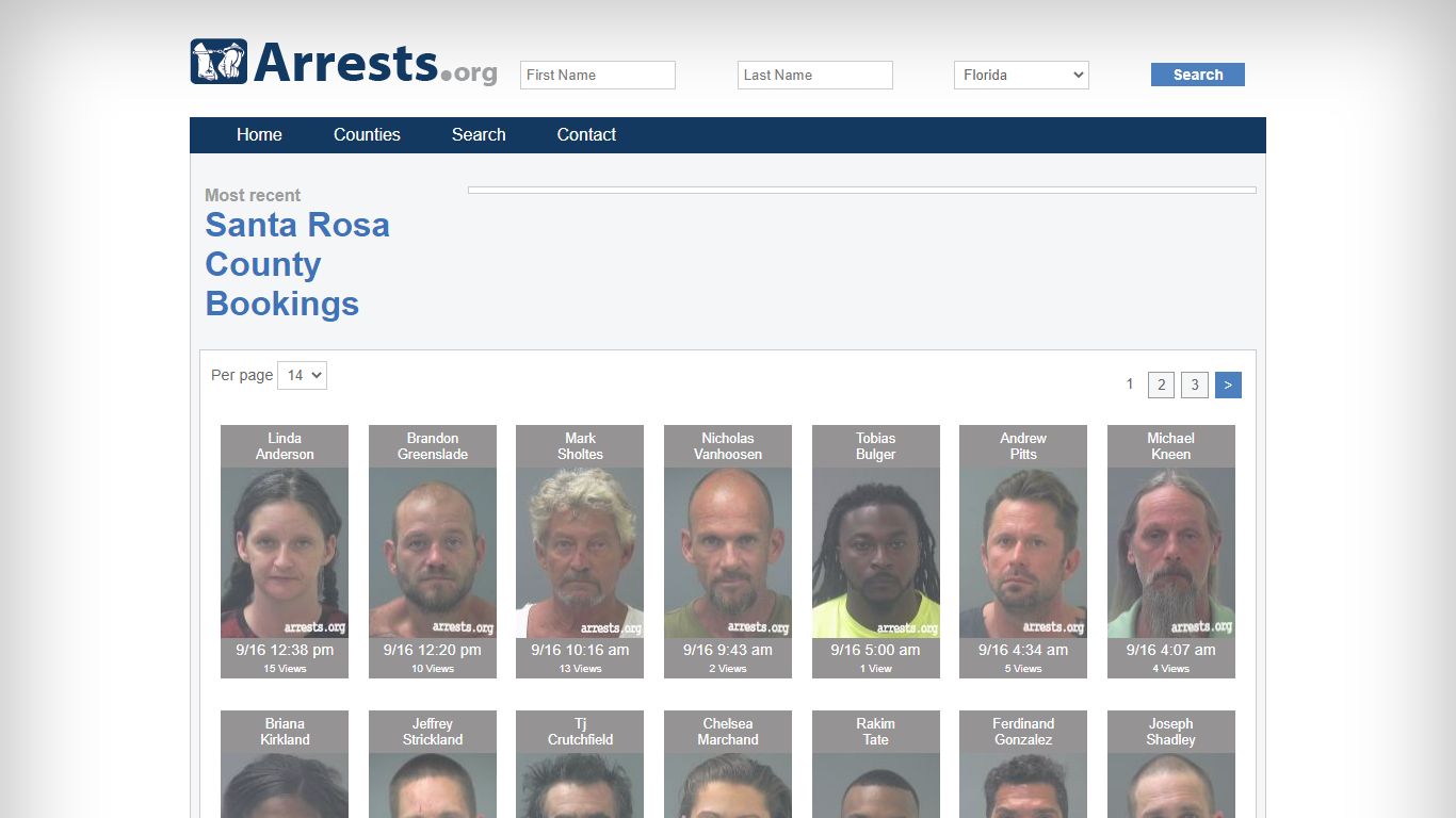 Santa Rosa County Arrests and Inmate Search