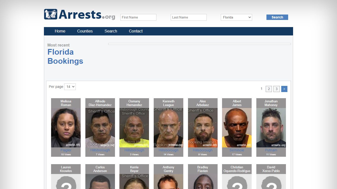 Florida Arrests and Inmate Search